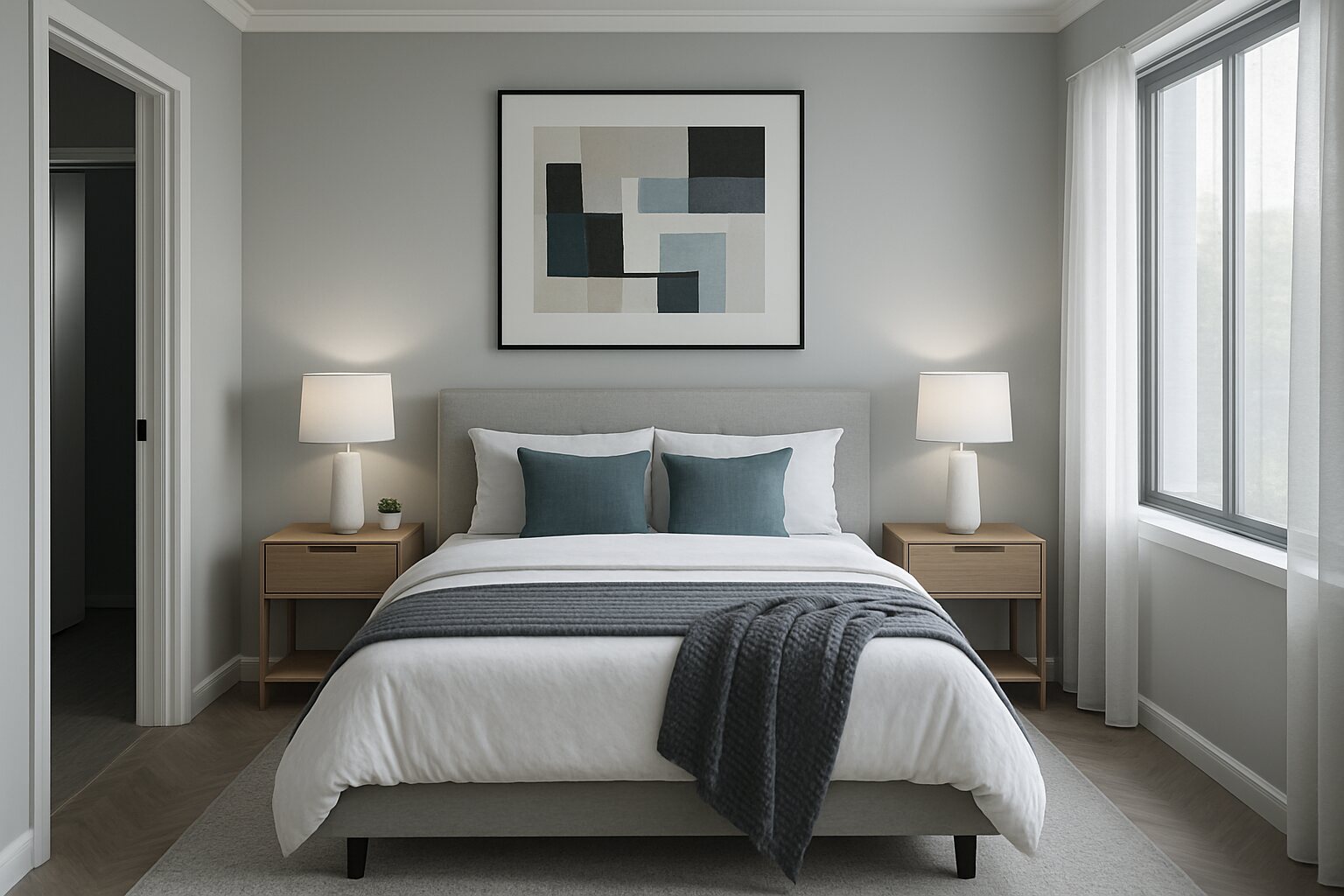 The available bedroom