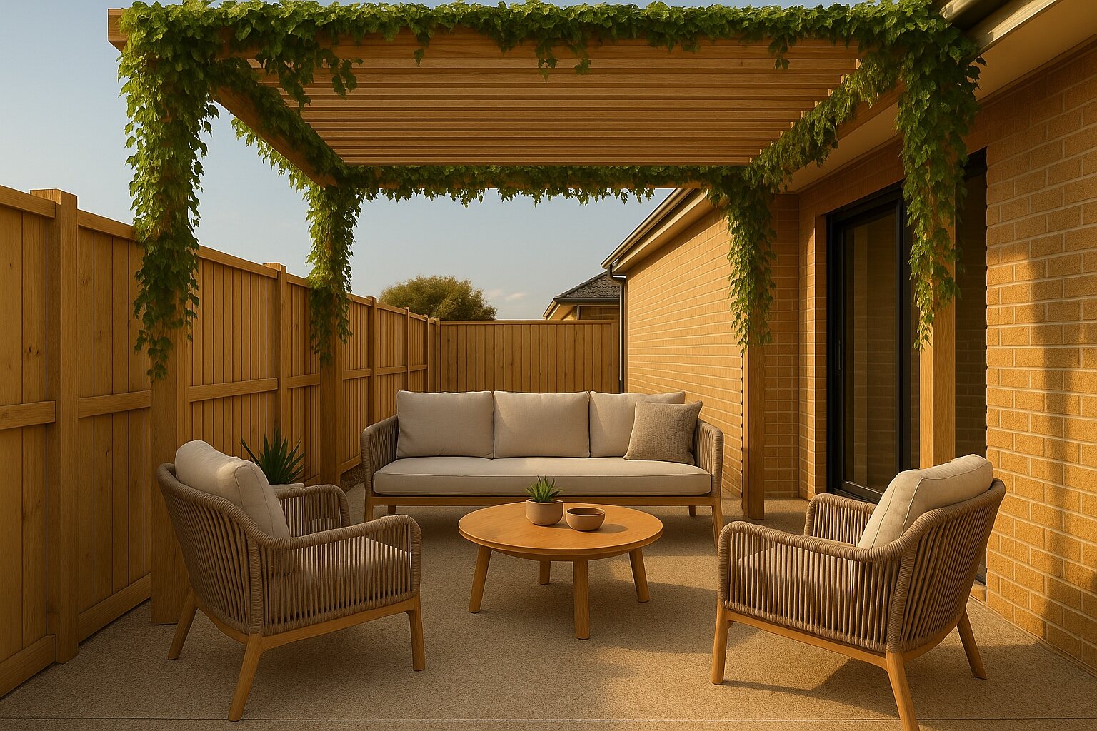 Private courtyard